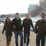 Dustin, Joey And Hannah Visit